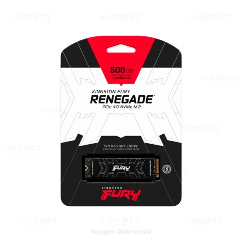 UNIDAD SSD M.2 PCIe 500GB KINGSTON FURY RENEGADE 7300/3900