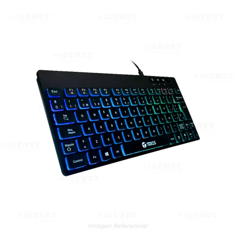 TECLADO GAMER WIFI BT RECARGABLE RGB TEROS TE4066