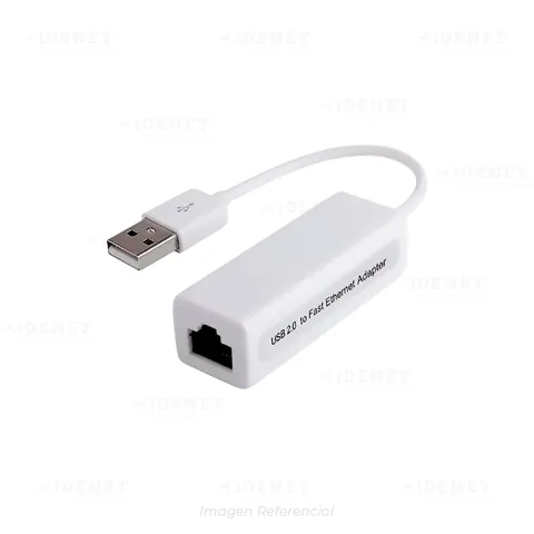 ADAPTADOR USB 2.0 a LAN RJ45/ ETHERNET 100Mbp/s