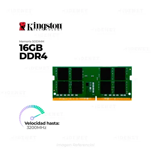MEMORIA RAM KINGSTON KVR32S22D8 SODIMM 16GB DDR4 3200 MHZ