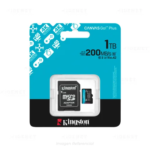 MEMORIA MICRO SD 1TB KINGSTON CANVAS GO! PLUS G4