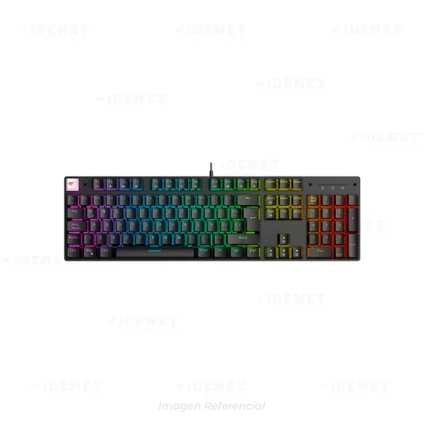 TECLADO HAVIT MECANICO KB432L GAMER RGB BLACK
