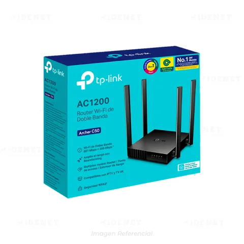ROUTER TP-LINK Archer C50 AC1200 2BAND 4 ANTENAS