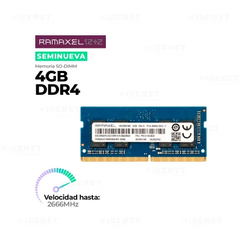Memoria RAM Ramaxel RMSA3270ME86H9F SODIMM 4GB DDR4 2666 MHZ