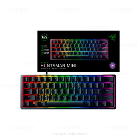 TECLADO RAZER HUNTSMAN MECANICO MINI OPTICO SWITCH PURPURA