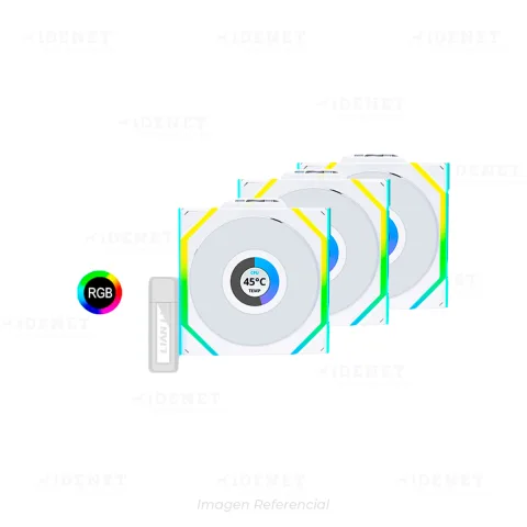COOLER PARA PC LIAN LI UNI FAN SL 3in1 ARGB WHITE 12CM