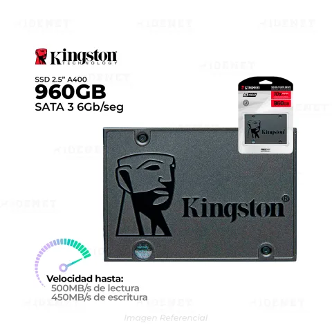UNIDAD SSD 2.5 SATA A400 960GB KINGSTON