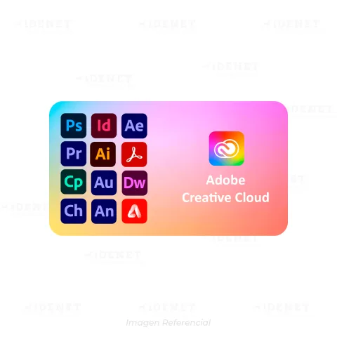 ADOBE CREATIVE CLOUD 1 EQUIPO 12 MESES