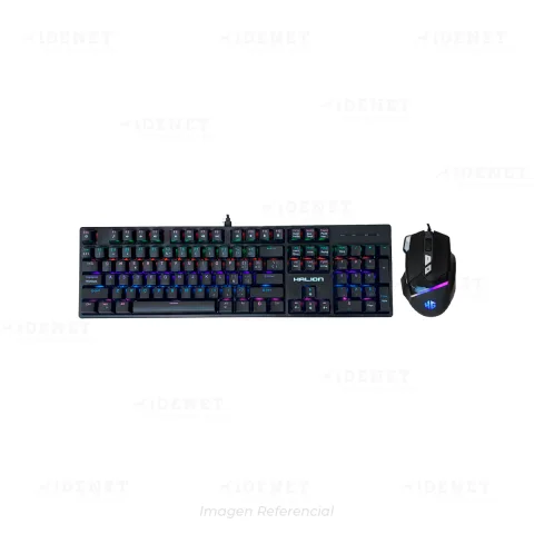 TECLADO Y MOUSE HALION GAMER PEGASO HA- 861C 7200 DPIs