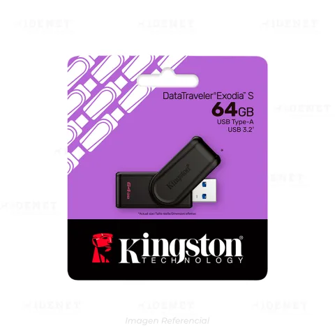 MEMORIA USB 64GB KINGSTON DT EXODIA S