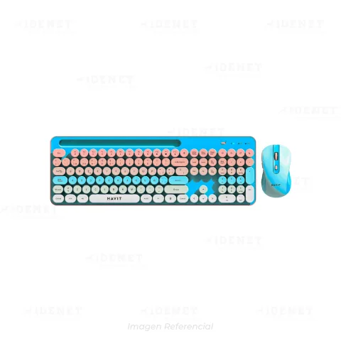 TECLADO Y MOUSE HAVIT WIRELESS KB832GCM-SP 1600 DPIs