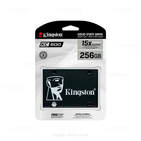 UNIDAD SSD 2.5 SATA K600 256GB KINGSTON
