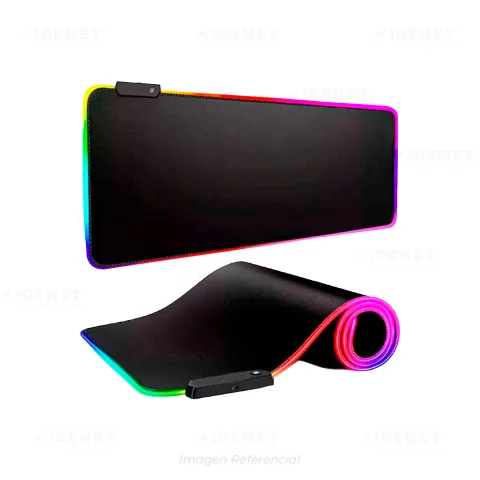PAD MOUSE C/N BORDES RGB 30X80 BLACK