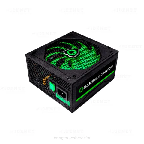 FUENTE 800W 80 plus BRONZE GAMEMAX SEMI MODULAR BLACK