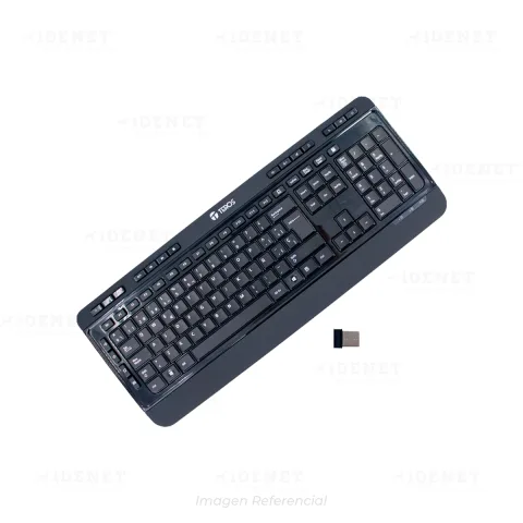 TECLADO Wireless TEROS TE-4074CS BLACK
