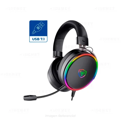 AURICULAR USB FANATIC MICRONICS HG8000 7.1 GAMER RGB