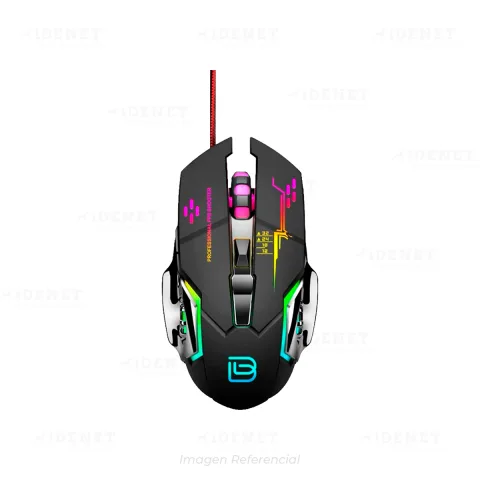 MOUSE CABLEADO GAMER G8 RGB 3200 DPIs