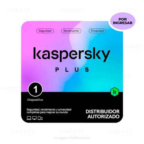 ANTIVIRUS KASPERSKY PLUS 1 EQUIPO 12 MESES