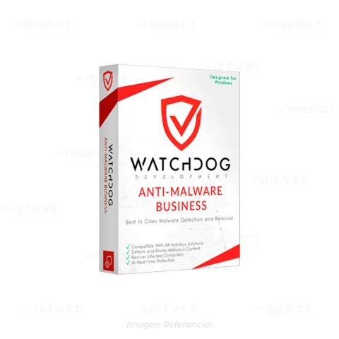 WATCHDOG ANTI-MALWARE BUSINESS 5 EQUIPOS 12 MESES