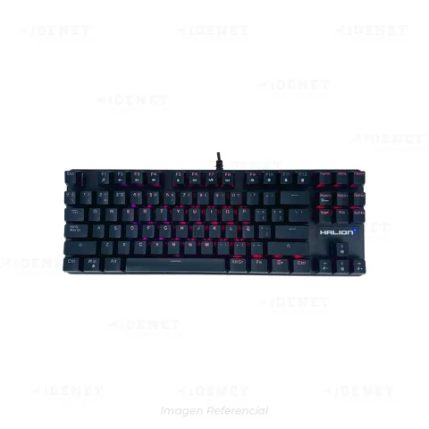 TECLADO MECANICO HALION CLIPPER HA-KG848 60% BLACK