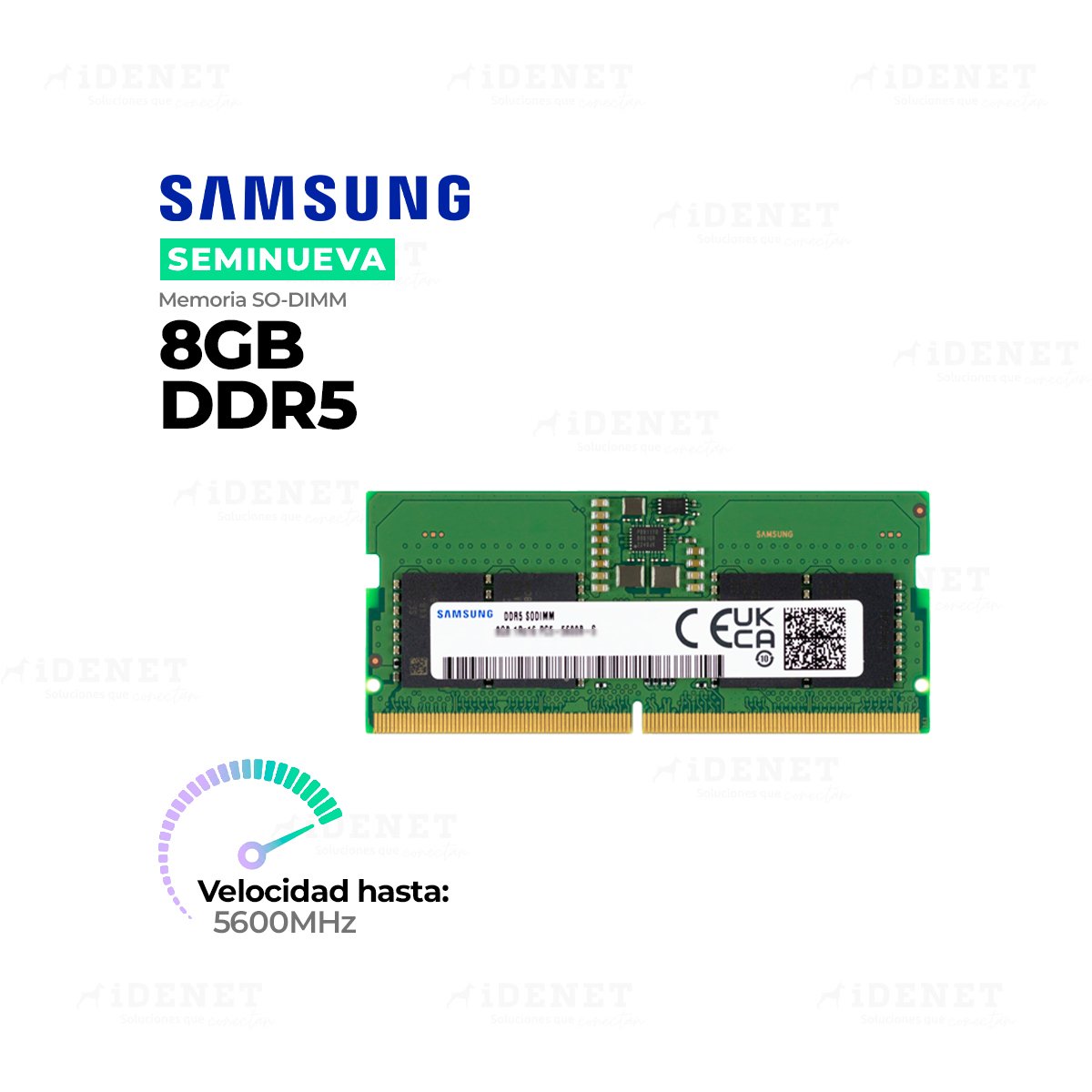 Memoria RAM Samsung M425R1GB4BB0-CWMOD SODIMM 8GB DDR5 5600 MHZ