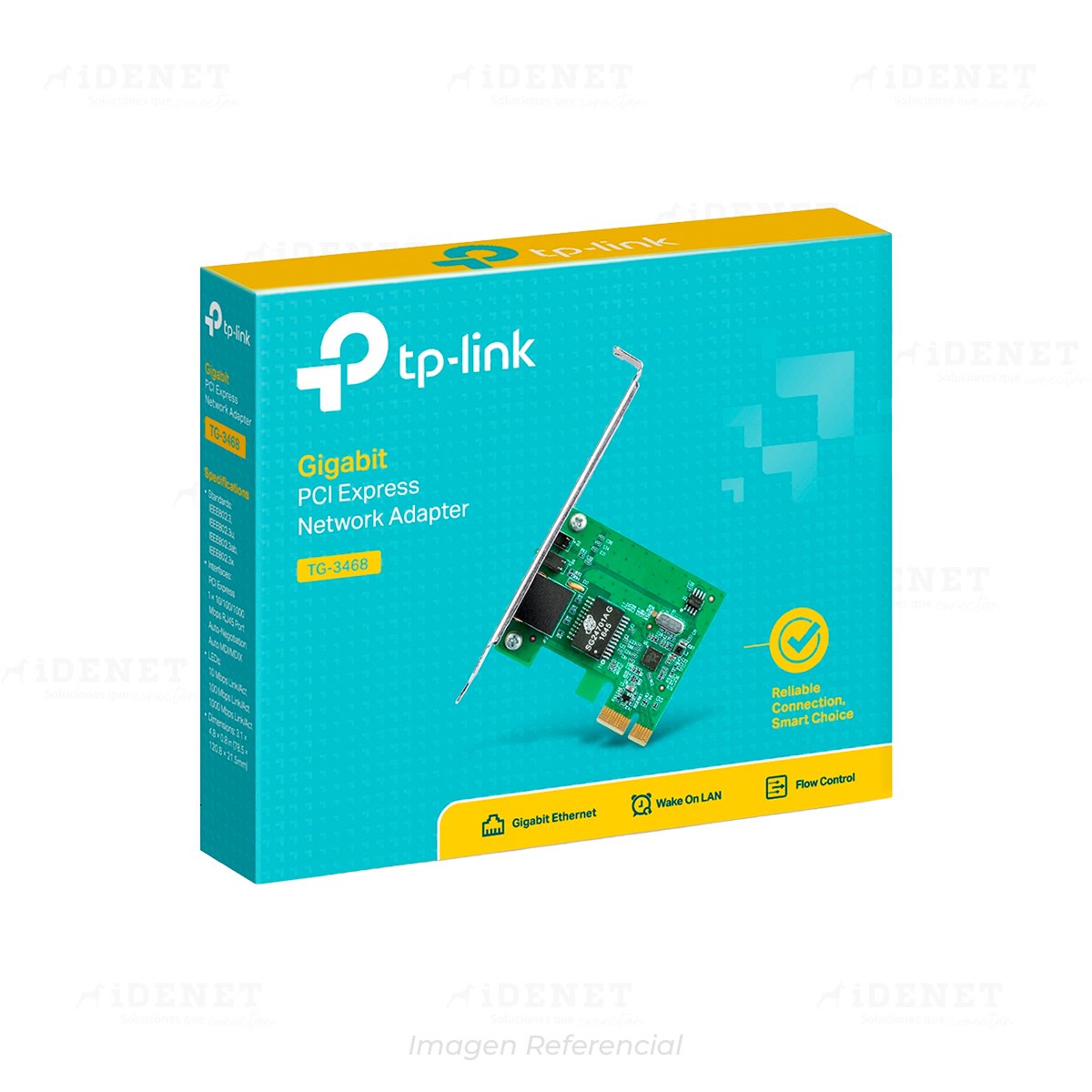 TARJETA de RED PCI Express TP-LINK TG-3468 (1000Mbps/Gigabit)