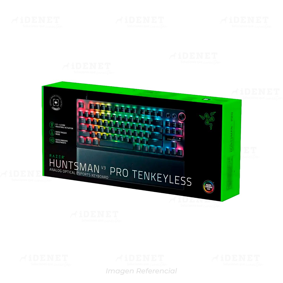 TECLADO RAZER HUNTSMAN V3 PRO TENKEYLESS CHROMA RGB BLACK