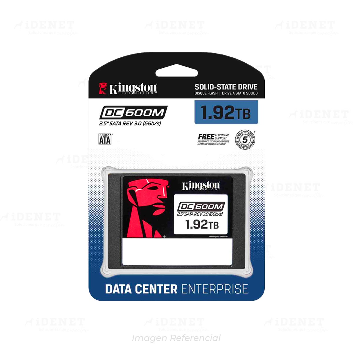 UNIDAD SSD 2.5 SATA DC600M 1.92TB KINGSTON