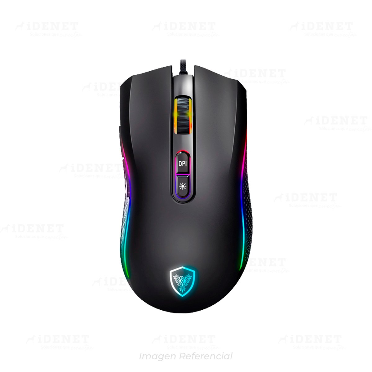 MOUSE GAMER MICRONICS KRIPTON GM800 RGB 12800 DPIs