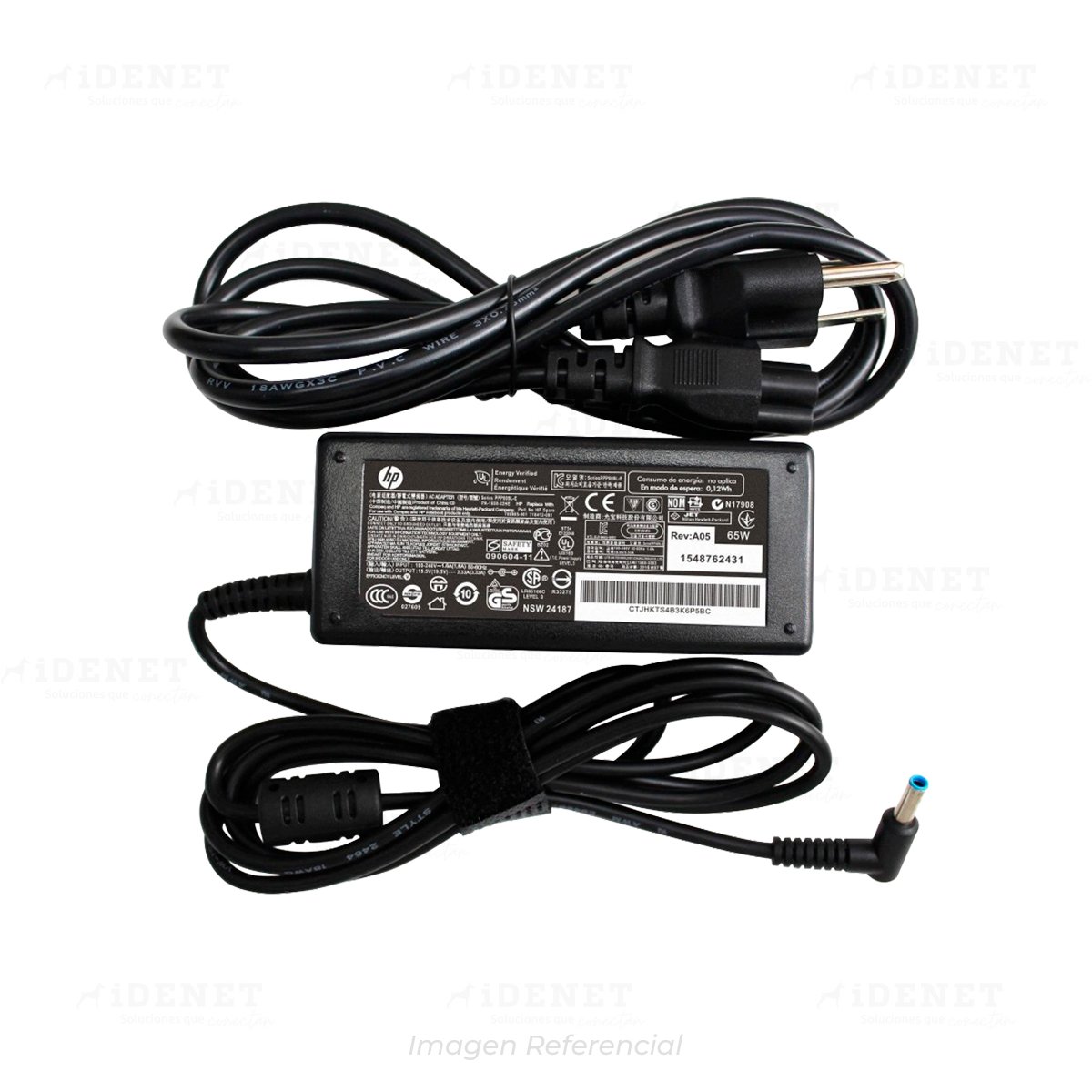CARGADOR TIPO ORIGINAL PARA HP 19.5V 7.7A 150W (PUNTA CELESTE)