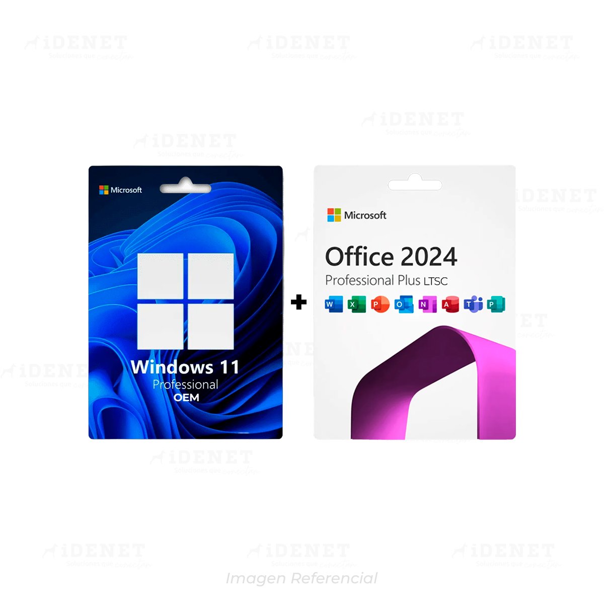 WINDOWS 11 PRO OEM+OFFICE 2024 PRO PLUS LTSC 64 BITS 1 EQUIPO