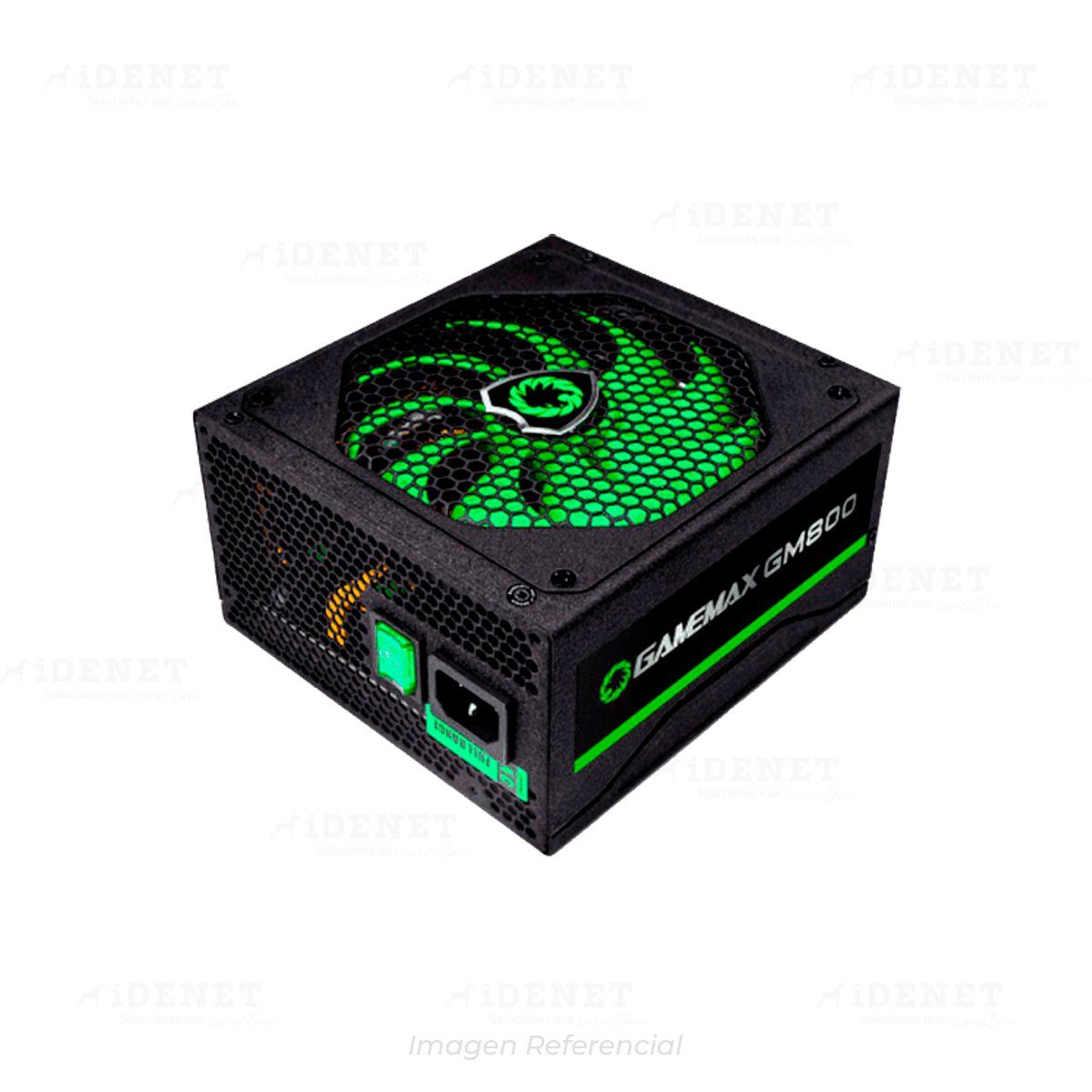 FUENTE 800W 80 plus BRONZE GAMEMAX SEMI MODULAR BLACK