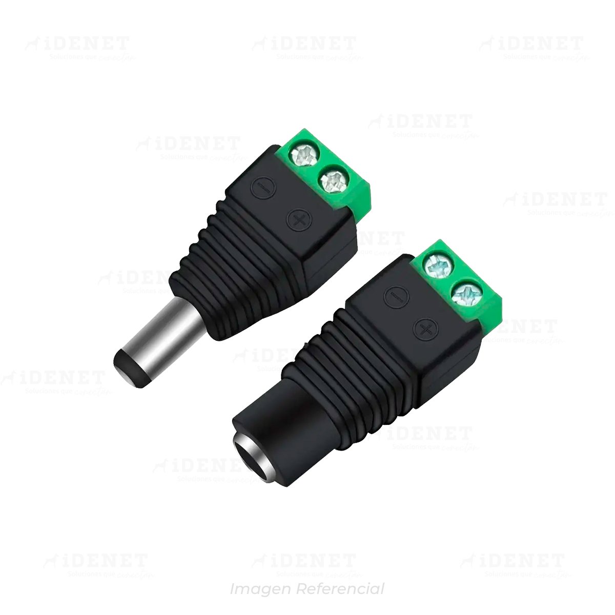 CONECTOR DE CORRIENTE DC PARA CCTV H/M (PAREJA)
