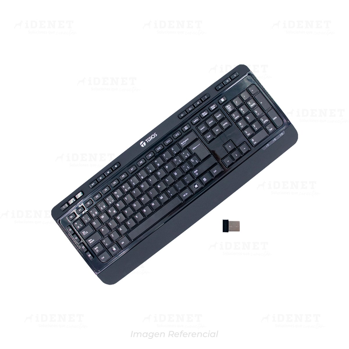 TECLADO Wireless TEROS TE-4074CS BLACK