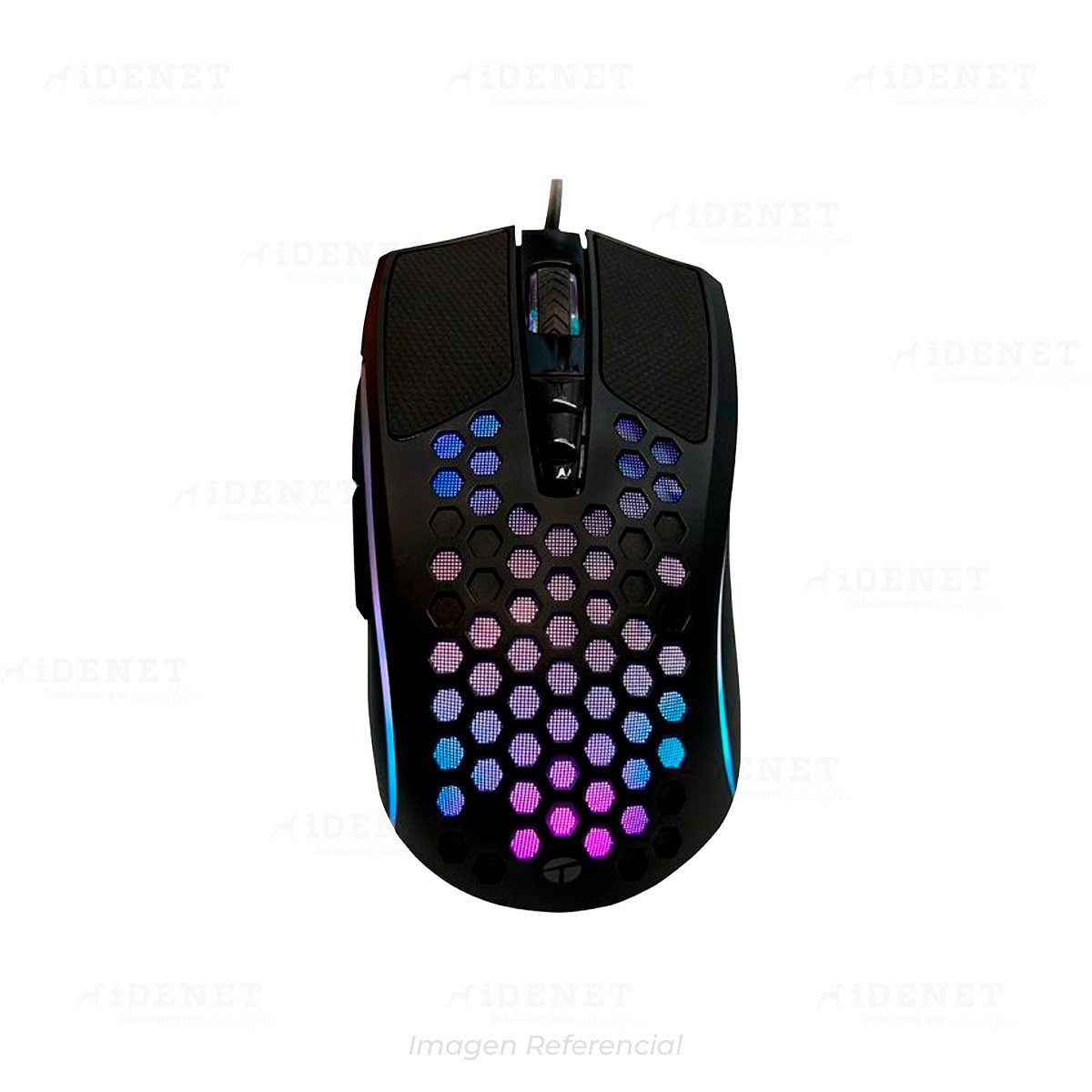 MOUSE GAMER TEROS TE-1210G CABLEADO RGB 6400DPI